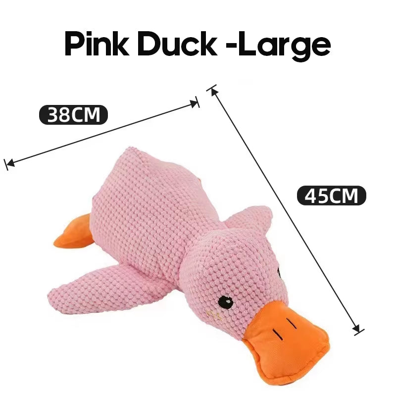 Dog Toy Stomping Duck Bite Resistant Grinding Teeth Cleaning Large Dog Interactive Entertainment Puppy Boredom Pet Plush Toy